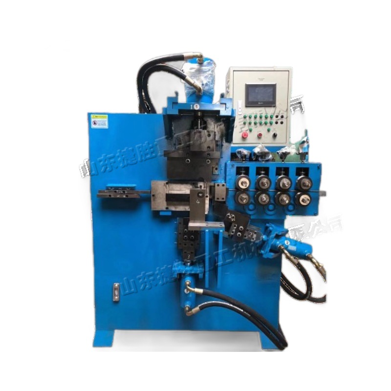 Máquina de embalaje de cinturón de fibra metálica máquina de alimentación automática máquina de formación de hebilla de mesa máquina de embalaje hidráulico eléctrico