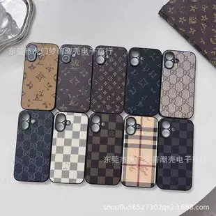 Чехол для телефона (Apple) iPhone 16, iPhone 15 Pro — классические цветочные и клетчатые узоры, тонкий 0,02 кг