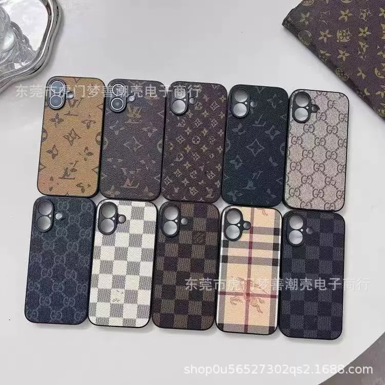 Чехол для телефона (Apple) iPhone 16, iPhone 15 Pro — классические цветочные и клетчатые узоры, тонкий 0,02 кг
