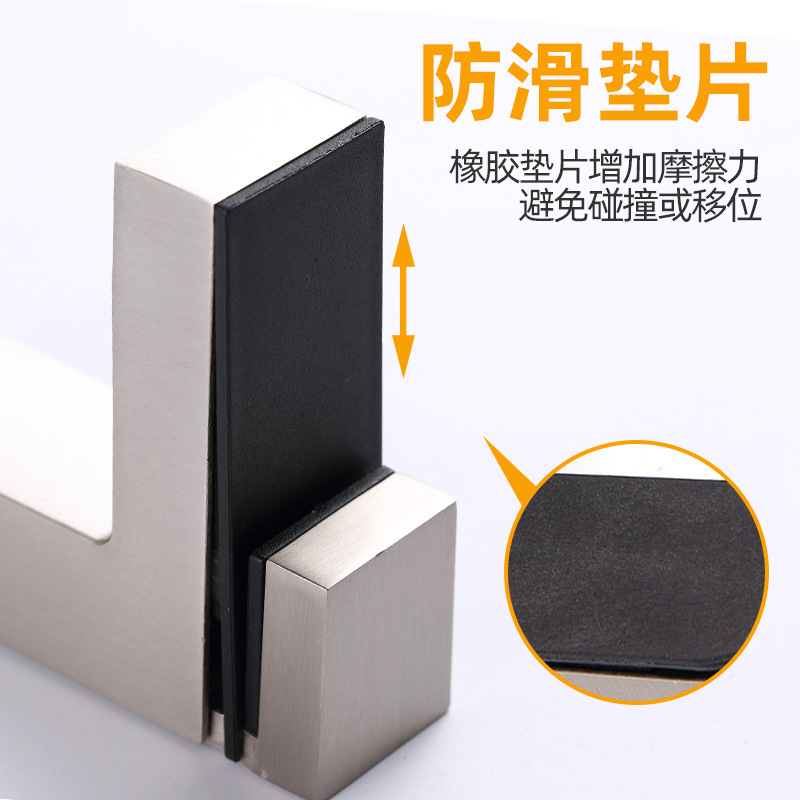 Abrazadera de vidrio de aleación de zinc para baño, abrazadera de boca de pez para pared, abrazadera de vidrio ajustable y fija tipo F, soporte de repisa con soporte de pico de águila para partición.