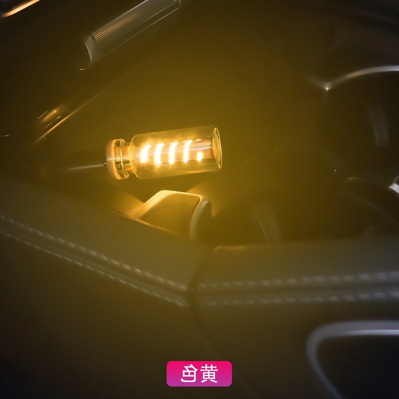 LED espiral transparente tacto USB luz de noche interior del automóvil LED luz de inducción de atmósfera image 11