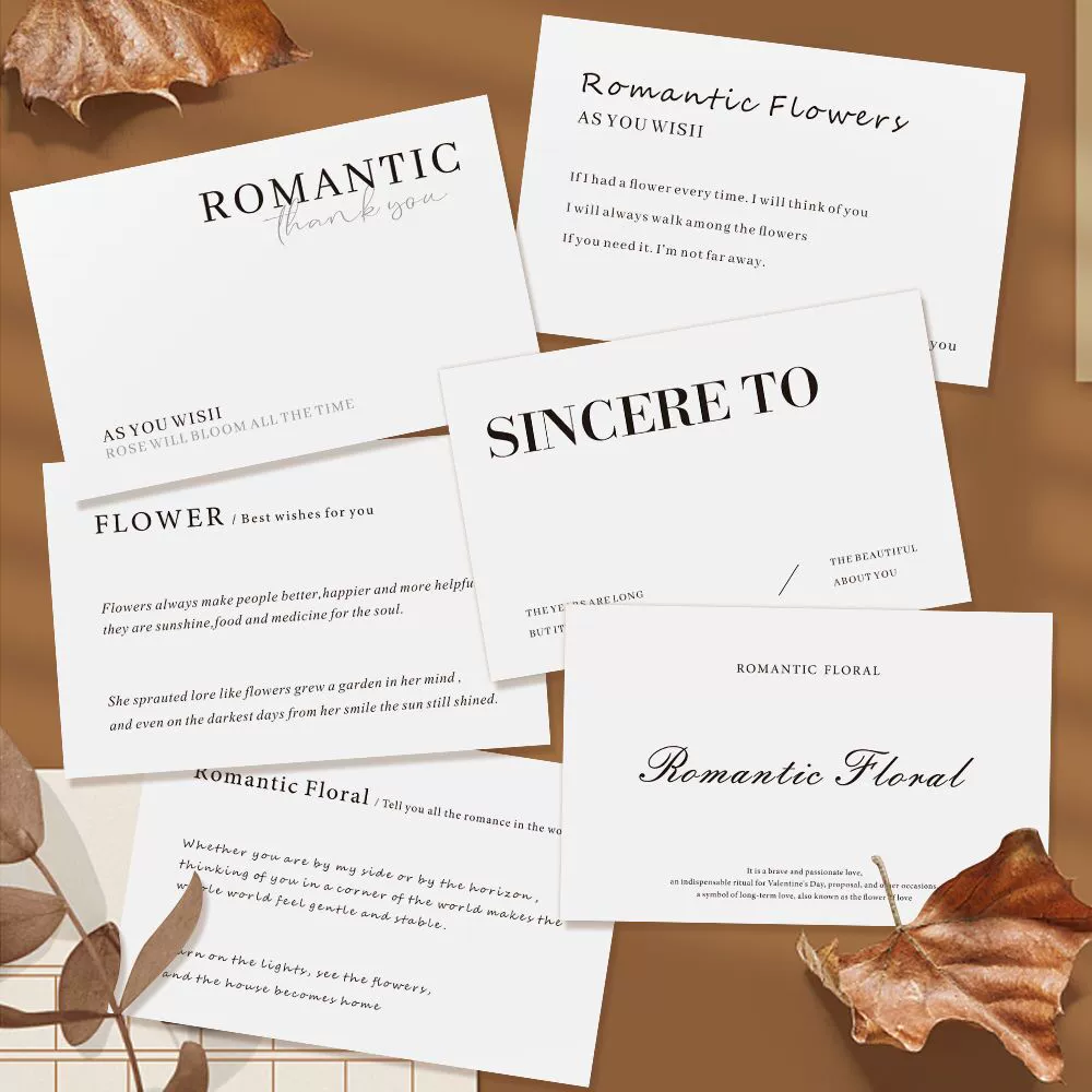 Простой английский цветочный магазин поздравительная открытка цветочное украшение маленькая открытка цветочное искусство День рождения Праздничный букет ins стиль креативная открытка