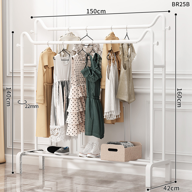 [고양이귀 더블폴 모델] 롱 150cm - 클래식 화이트