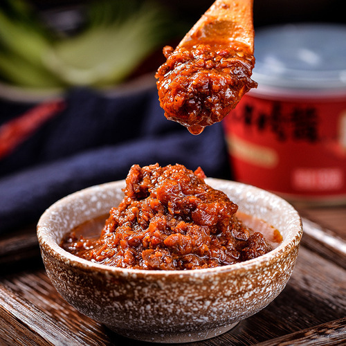 Canned Dogu Beef Sauce Bibimbap Special Spicy Noodle Sauce Commercial Wholesale Five-Spice Matsutake Yunnan Yak Beef Sauce