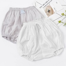 现货婴儿纯棉灯笼裤南瓜裤纯棉短裤宝宝大面包裤夏0-6岁