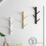 简易打孔家用实木衣帽架