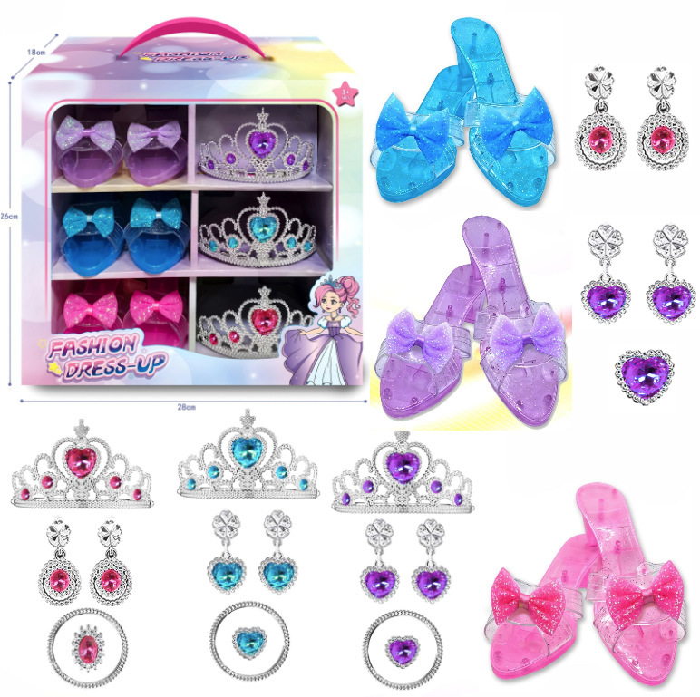 Accessory with bow, earrings, ring, bracelet, toy, princess style 2