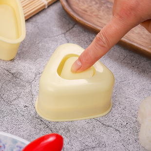 Kitchen Home DIY Children Sushi Mould Japanese Triangle Children Food Grade Rice Bunch Mould suit Wholesale