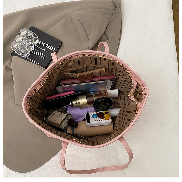 Borsa a secchiello donna stile retro grande capacità_voghion.com