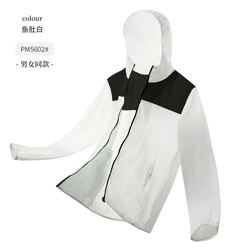Luz y delgada sensación fría anti-UV 50 + verano al aire libre ropa de pesca protector solar chaqueta de hombre personalizada de alta gama