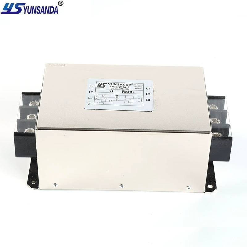 EMI three -phase three -line 90A terminal Taipower source filter purifier high performance 380V anti -interference 200A500A