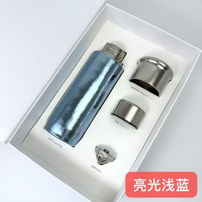 纯钛磁吸保温杯商务焖茶杯大容量男士钛杯泡茶车载水杯商务礼品|undefined