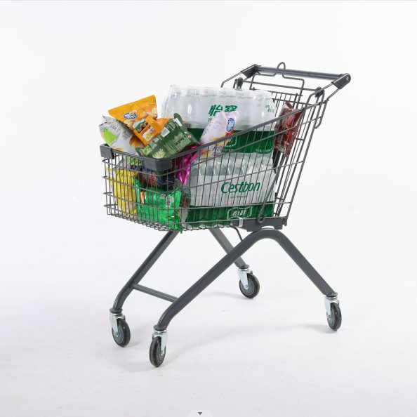 80 회색 4inch PU 휠(무음)