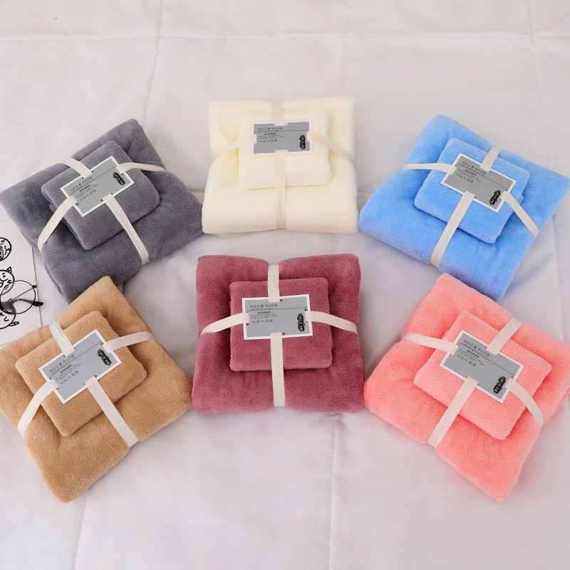  Coral bath towel, set, wholesale, Birthday gift