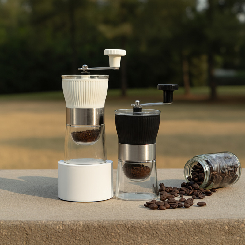 Cross-Border New Product Coffee Grinder Handheld Bean Grinder Mini Grinder Hand-Cranked Portable Home Use Cross-Border New Product Coffee Grinder Handheld Bean Grinder Mini Grinder Hand-Cranked Portable Home Use
