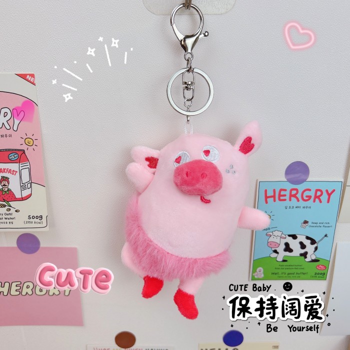 En línea de la celebridad de la felpa colgante de boda tirando muñeca pequeño regalo creativo llavero grab máquina muñeca colgante adornos lote