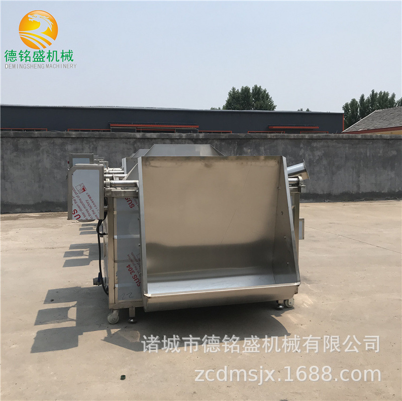 虎皮凤爪柴油油炸锅 全自动鸡爪油炸机 小型燃气鸭脖油炸机