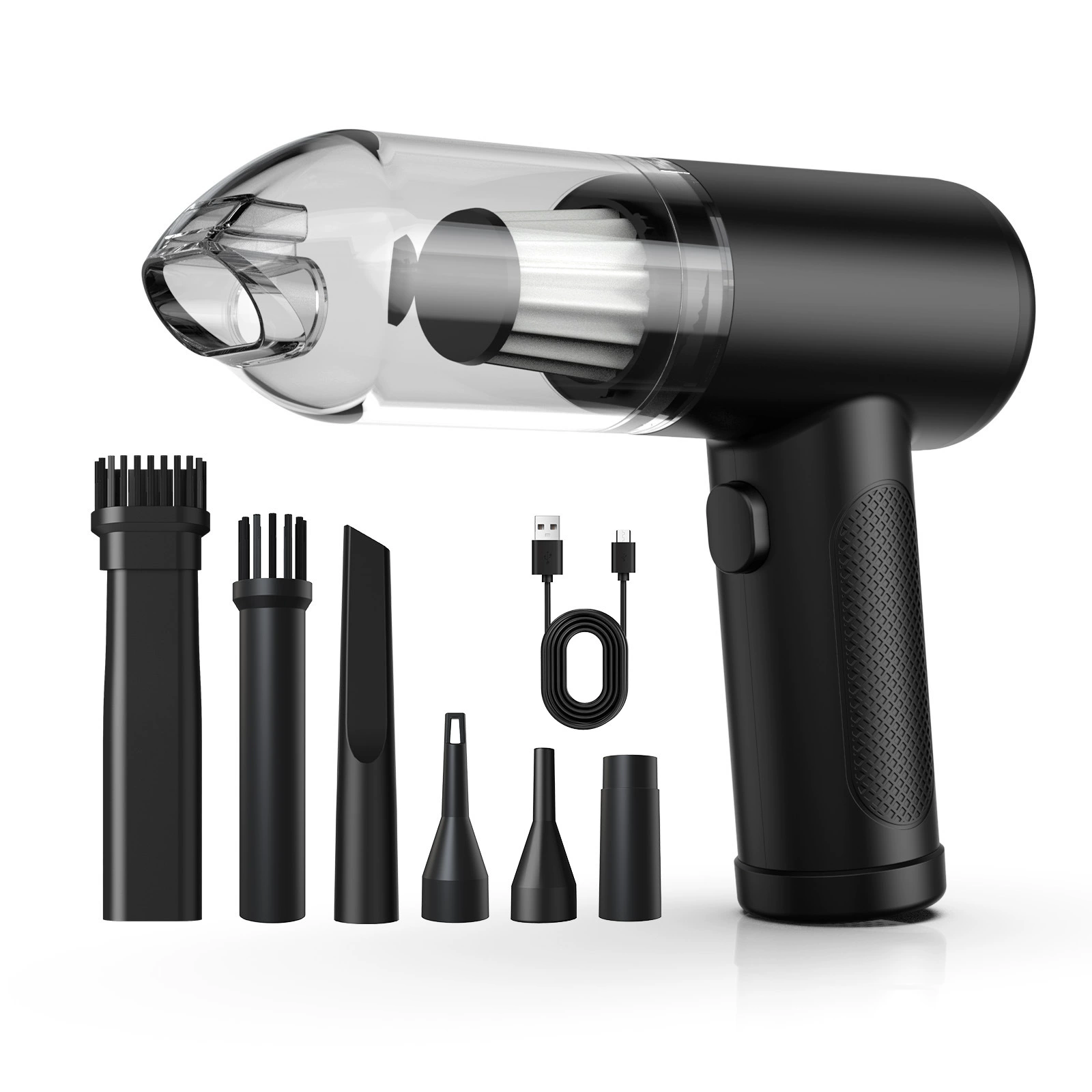 Handheld wireless vacuum cleaner, high power