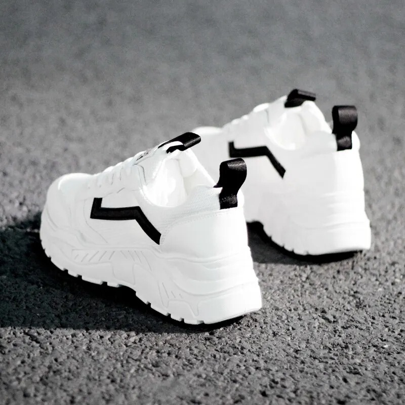 White shoes women's 2022 spring and autumn new Korean fashion women's summer breathable mesh sneakers dad shoes trend