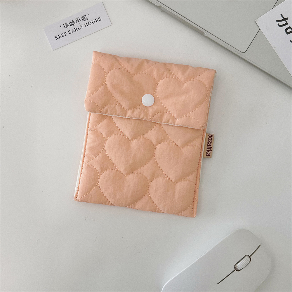 Heart-shaped Orange Hygiene Kit