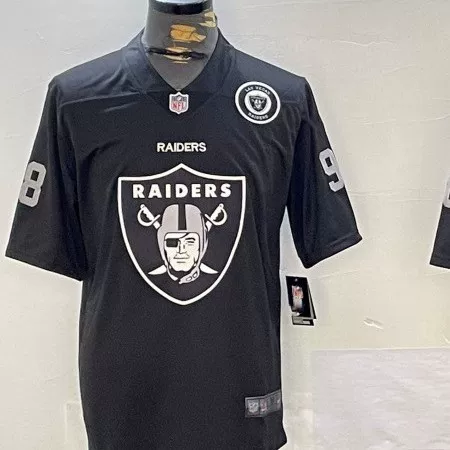 Футболка с разметкой команды 2024 года Raiders 34#Jackson 4 Carr 28#jacobs