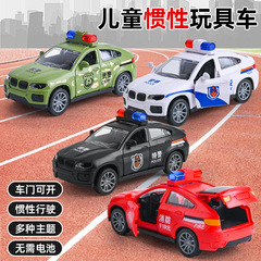 Amazon Live Children's Toy Boy Inertia BMW Simulation Toy Car Model Street Toy Wholesale