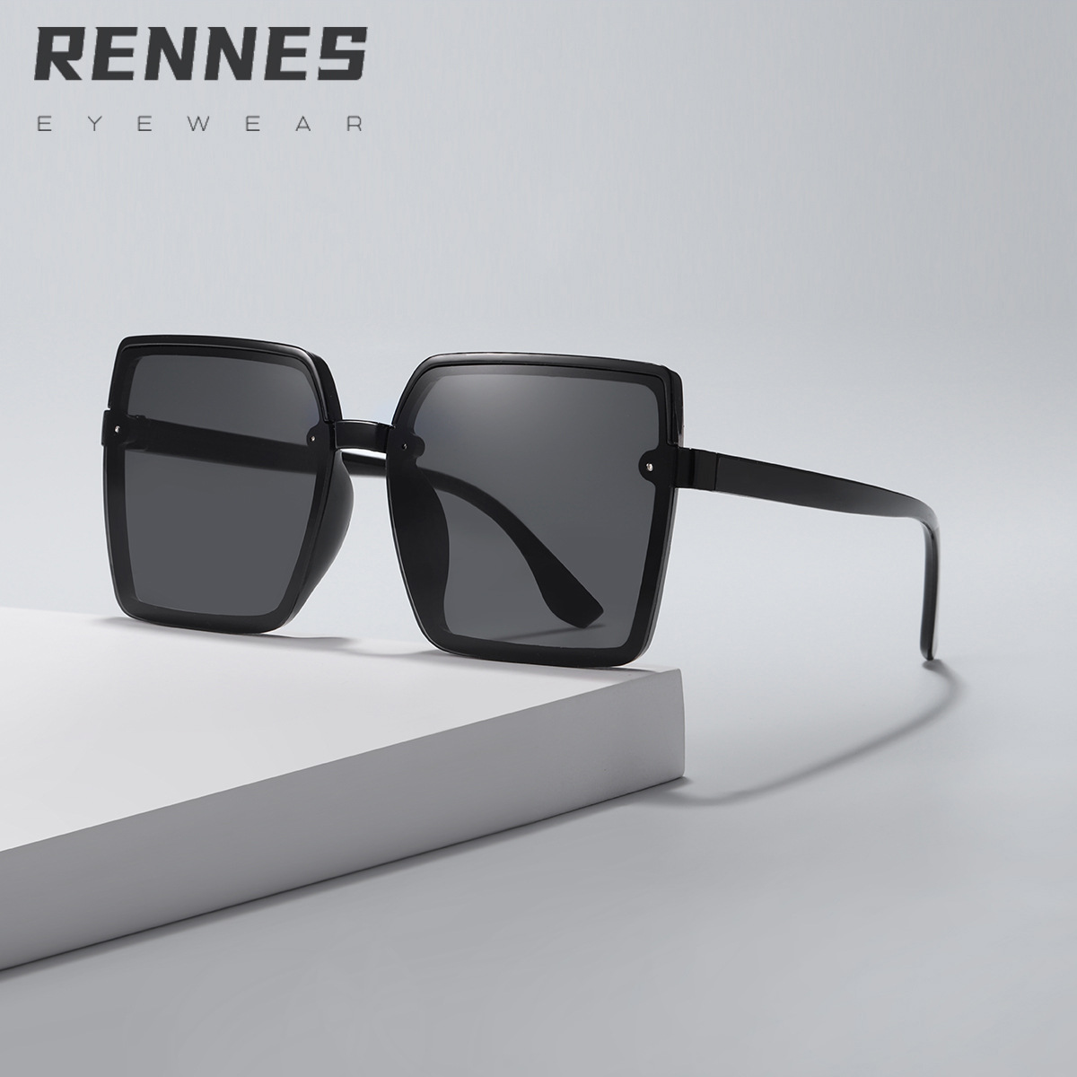 Gafas de Sol de Marco grande de Europa y América 2022 nueva moda UV a prueba de cara gafas pequeñas celebridad de Internet mismo estilo 90936