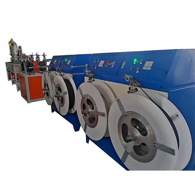 PP条带挤出机，PP土工格栅条带挤出机生产线厂家