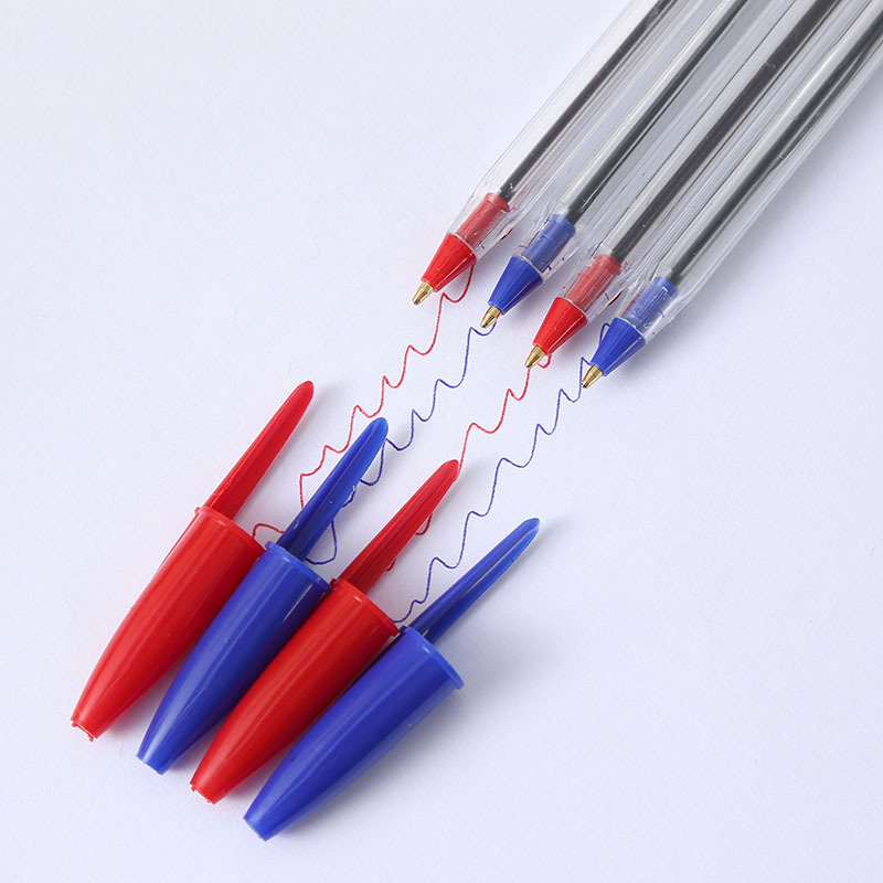 Pluma simple ABC / ETO / BIS bolígrafo de tapa tricolor opcional bolígrafo de escritorio exportación de comercio exterior
