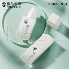 精华水瓶30ml隔离霜粉底液乳液分装瓶高级感玻璃瓶厚底化妆品包材