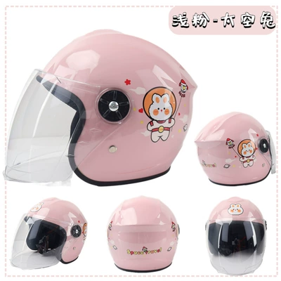 Cross-border special for children's helmet electric car half helmet cute autumn and winter warm safety anti-fall children four seasons universal