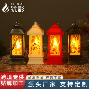 Manufacturer Customized Cross-Border Led Digital Candle Artificial Candle Desktop Retro Satchel Night Light Decorative Props