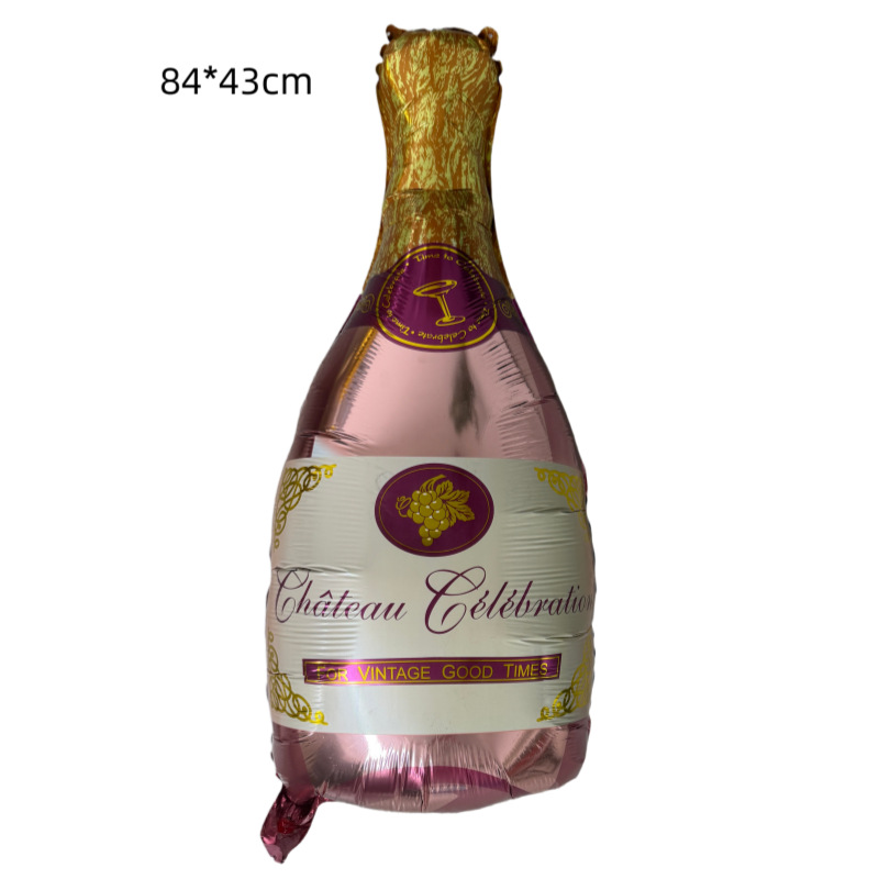 Globo de Aluminio con Forma de Botella de Vino Grande, para Decoración de Bares y Fiestas, Globos con Temática de Copas, Comercio Exterior Transfronterizo image 12