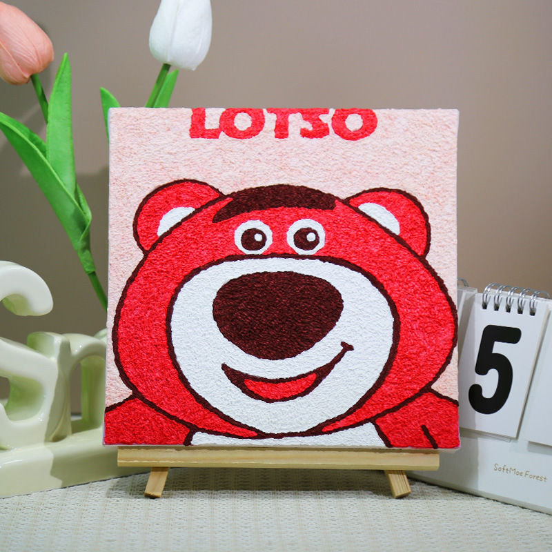 パルプ画diy材料バッグ手作り創意装飾画小学生充填画屋台半製品セット|undefined