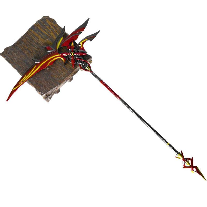 仆人阿蕾奇诺镰刀 赤月之形武器模型 游戏周边 金属兵器摆件|undefined