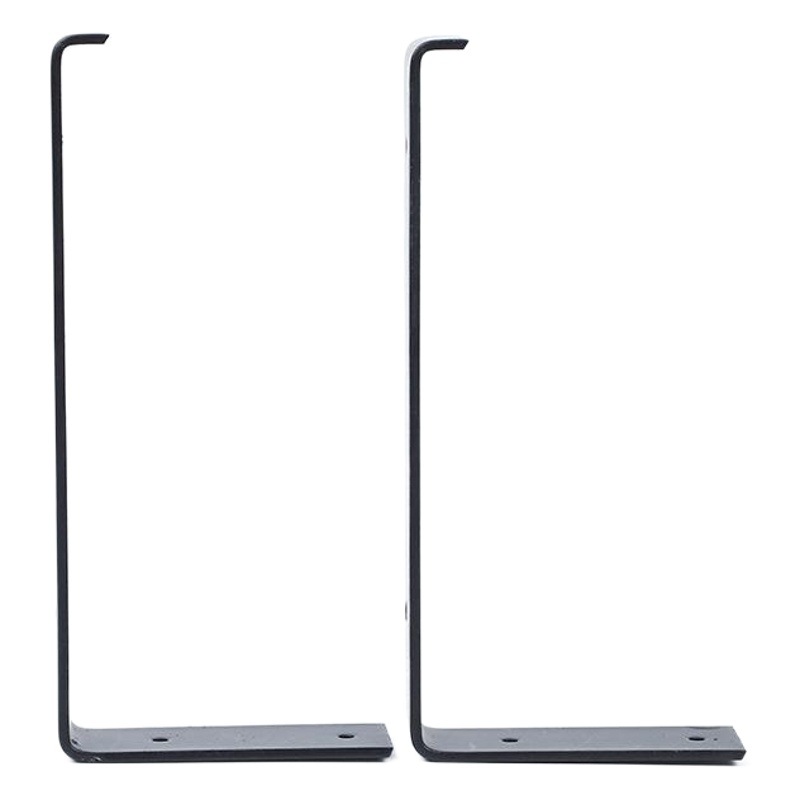 2 unids metal laminado soporte marco Hierro forma triángulo tamaño acero L ángulo pared instalación invisible soporte Marco europeo y americano