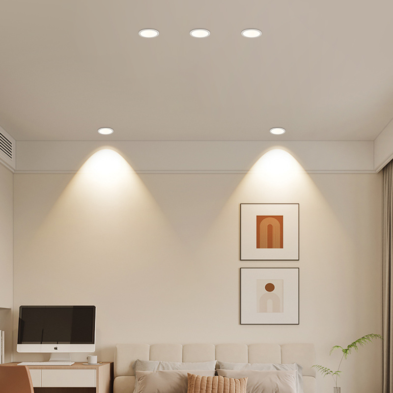 Hilllight LED incrustado downlight 2026 nuevo lado estrecho hogar sala de estar protector de ojos sin lámparas propietarias 495L