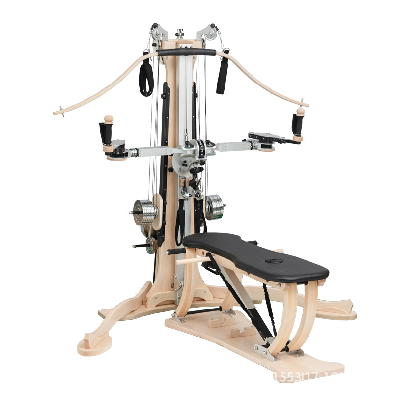 Pilates de segunda generación dispositivo de flexibilización femenina de forma profunda puente de pilates pedal escalera de arce arce flexibilización giroscópico