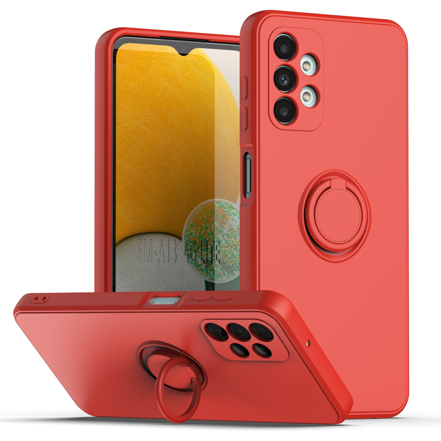 Funda para teléfono móvil Samsung A57, soporte líquido para A56, soporte magnético para coche A22, soporte de anillo A72, funda protectora suave A06 para A54
