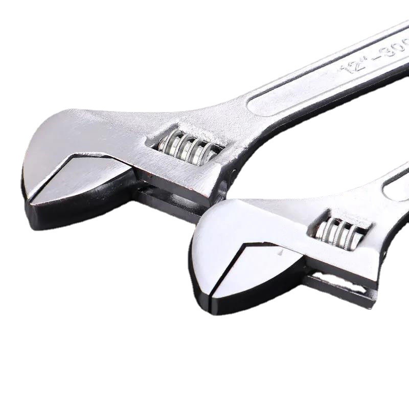 Llave ajustable multiusos del fabricante Llave ajustable de trinquete de gran apertura Llave de baño de tablero en vivo Llave ajustable