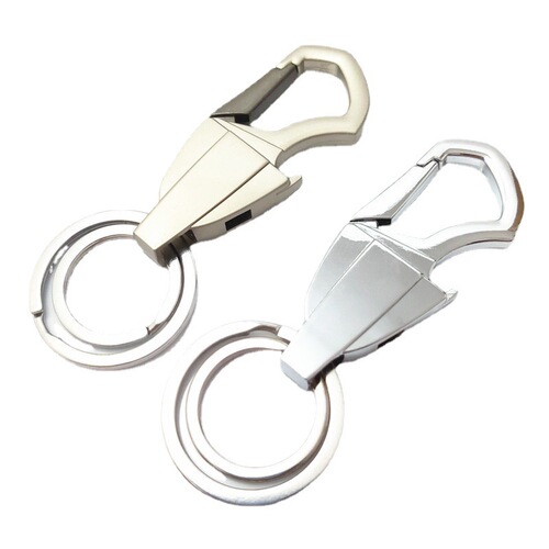 Simple Keychain Small Knife Waist Hang Key Ring Anti-lost Metal Keychain Household High-end Car Keychain