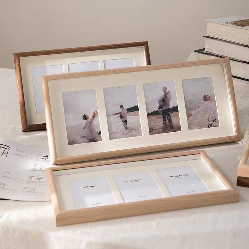 Home No-Drill Wall Desktop Couple Combination Display Stand 6inch Photo Frame Two-Frame Multi-Grid Rectangular Strip Home No-Drill Wall Desktop Couple Combination Display Stand 6inch Photo Frame Two-Frame Multi-Grid Rectangular Strip