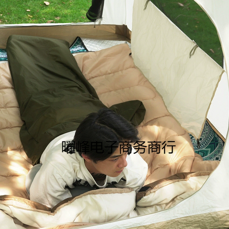Ультралегкий портативный летний тонкий спальный мешок для кемпинга, подкладка для спального мешка для путешествий на открытом воздухе