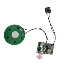 厂家出厂语音音乐发光发声模块可选磁控光敏声控机芯音乐贺卡