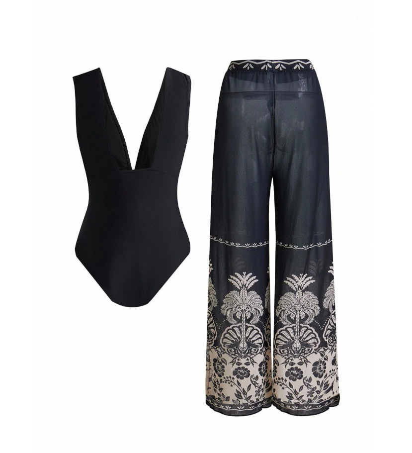 Dames badpak eendelig sexy bedrukt sneldrogende zwemkleding_voghion.com