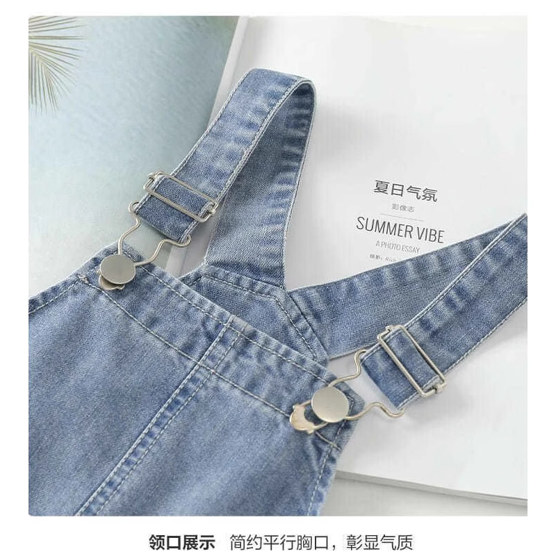 跨境ins风女童背带裙夏季牛仔裙3456岁女孩裙子婴幼儿宝宝连衣裙|undefined