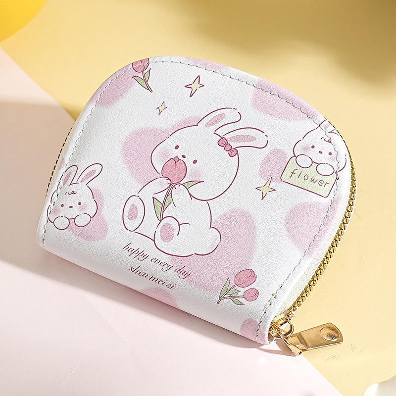 Bolso de tarjeta multitarjeta de venta caliente transfronterizo, bolso de identificación femenino, bolso de almacenamiento de tarjeta bancaria masculina, bolso de tarjeta femenino con estampado de dibujos animados lindo