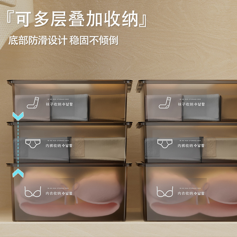 下着収納ケース家庭用引き出し式下着靴下分格神器肌着三合一整理箱|undefined