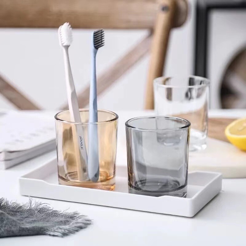 Hotel Room Hotel Thickened Heat Resistant Tempered Glass Mouthwash Cup