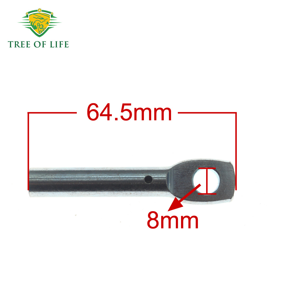 Accesorio de extremo de actuador universal de 8MM / tipo de extremo corto para turbina TB28
